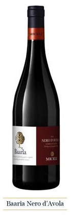 Vino rosso Baaria Nero d'Avola IGT - Lt.0,75